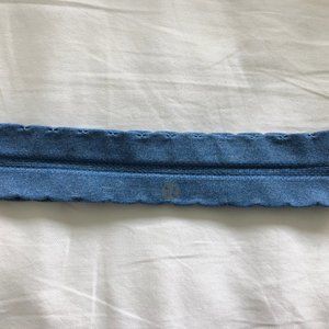 Lululemon Athletica Blue Scalloped Headband